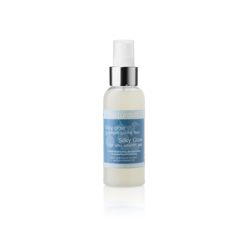Silky glow sprej za gladke lase Naturavit